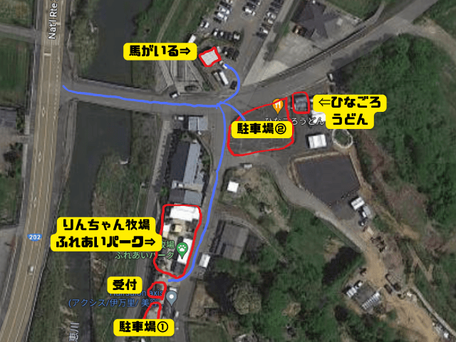佐賀県伊万里市のりんちゃん牧場ふれあいパーク周辺地図画像