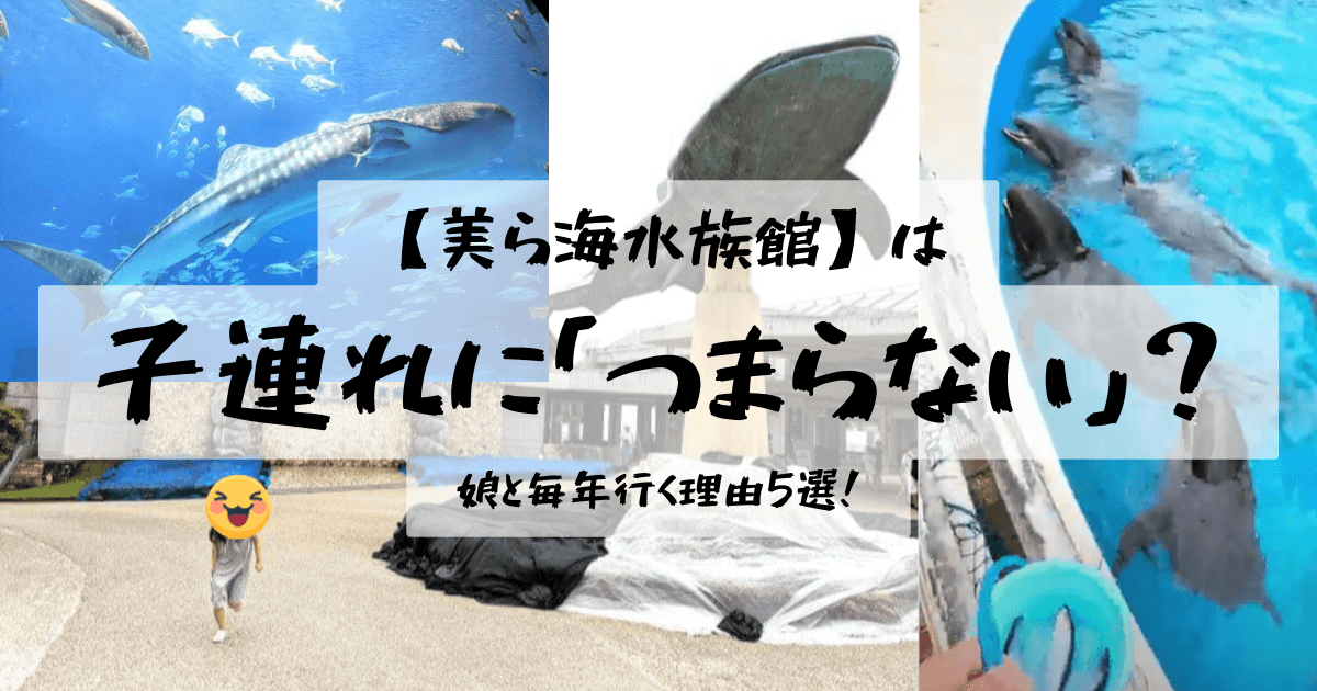 美ら海水族館は子連れに「つまらない」？娘と毎年行く理由5選！タイトル記事のアイキャッチ画像